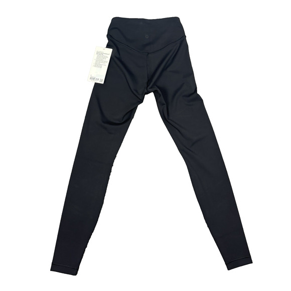 Lululemon Leggings Wunder Under H R Tight Flux Size 4 28" NEW NWT Black - Picture 2 of 5